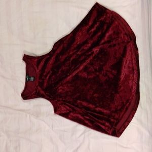 Velvet top